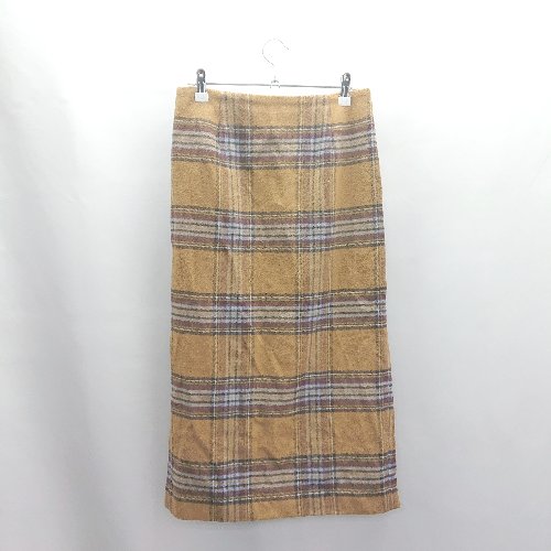 ◇ ⊇ apart by lowrys アパートバイ ローリーズ チェック柄 ロング タイト スカート サイズM ブラウン系 レディース E 【中古】 ◇ ⊇ apart by lowrys アパートバイ ローリーズ チェック柄 ロング タイト スカート サイズM ブラウン系 レディース E 【中古】