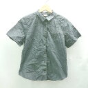 ◇ ⊂◎ bulle de savon ビュルデサボン 綿 半袖 シャツ サイズF チャコールグレー系 レディース E 【中古】