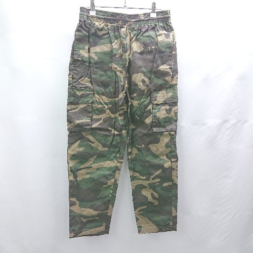 ◇ Θ 8(eight) エイト ウエストゴム 迷彩柄 デニム サイズS カーキ ブラウン メンズ E 【中古】