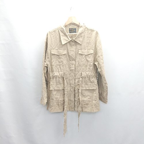 ◇ ⊂ Kastane カスタネ ウエストベルト 長袖 ジャケット サイズF キャメル系 レディース E 【中古】