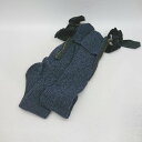 ◇ ⊇ REDValentino レッド ヴァレンティノ リボン付き ハイソックス 22~24相当 ネイビー レディース メンズ E 【中古】