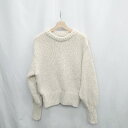 ◇ ⊂ Ti. ALEFS 長袖 ニット セーター サイズF アイボリー系 レディース E 【中古】(4)