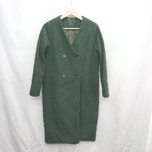 ◇ ⊇ KBF アーバンリサーチ 長袖 ロングコート サイズF グリーン系 レディース E 【中古】
