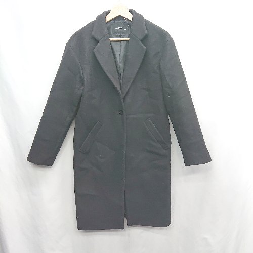 ◇ ⊇ URBAN RESEARCH アーバンリサーチ ウール混合 長袖 コート サイズ40 ブラック レディース E 【中古】