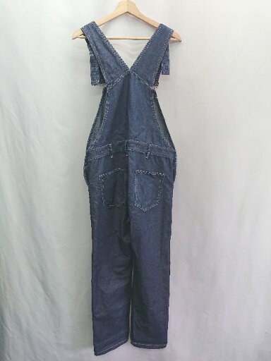 ◇ Θ JUNGLE STORM ジャングルストーム 肩紐調節可能 オーバーオール サイズM ブルー メンズ E 【中古】
