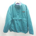 ◇ ⊇ JaVa ジャバ 長袖 ナイロンスウェットトレーナー サイズF グリーン系 レディース E 【中古】