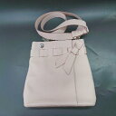 ◇ Θ NINA RICCI ニナ リッチ リボンモチーフ ショルダーバッグ ピンク レディース E 【中古】