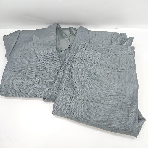 ◇ ⊇ MITSUKOSHI 三越 ストライプ柄 オーダーメイド パンツスーツセット サイズ表記なし グリーン メンズ E 【中古】 ◇ ⊇ MITSUKOSHI 三越 ストライプ柄 オーダーメイド パンツスーツセット サイズ表記なし グリーン メンズ E 【中古】