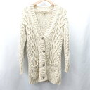 ◇ ⊇ RALPH LAUREN ラルフローレン 長袖 カーディガン サイズM ベージュ系 レディース E 【中古】
