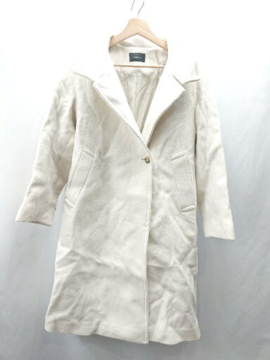 ■ ⊇ UNITED ARROWS green label relaxing メルトン 長袖 スタンドカラーコート サイズ36 ホワイト系 レディース E 【中古】 ■ ⊇ UNITED ARROWS green label relaxing メルトン 長袖 スタンドカラーコート サイズ36 ホワイト系 レディース E 【中古】