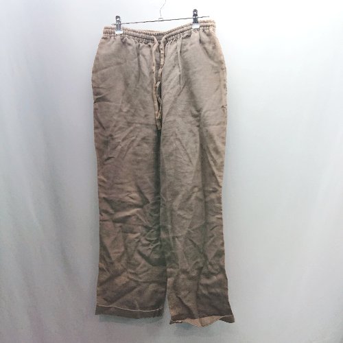 ◇ ⊂ HIMAL GARMENT ウエストゴム 薄手 ワイドパンツ サイズ表記なし ブラウン系 メンズ E 【中古】 ◇ ⊂ HIMAL GARMENT ウエストゴム 薄手 ワイドパンツ サイズ表記なし ブラウン系 メンズ E 【中古】