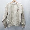 ◇ ⊇ IDILLIACO 裏起毛 長袖 トレーナー サイズF ベージュ レディース E 【中古】