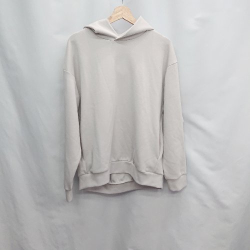 ◇ ⊂ ノーブランド エアクッション　ベーシック　着心地良 長袖 パーカー サイズL ベージュ系 メンズレ..