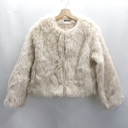 ◇ ⊇ INGNI イング 長袖 ジャケット サイズM ベージュ系 レディース E 【中古】 ◇ ⊇ INGNI イング 長袖 ジャケット サイズM ベージュ系 レディース E 【中古】