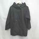 ◇ ⊆ アメリカン ホリック AMERICAN HOLIC ベーシック カジュアル フード 長袖 コート サイズM ブラック系 レディース E 【中古】