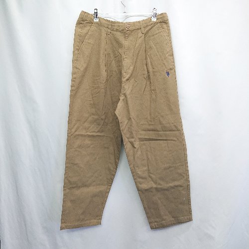 ◇ ◎●未使用●Θ U.S.POLOASSN ユーエスポロアッスン デザインロゴ刺繍 ストレートパンツ サイズLL ブラウン系 メンズ E 【中古】 ◇ ◎●未使用●Θ U.S.POLOASSN ユーエスポロアッスン デザインロゴ刺繍 ストレートパンツ サイズLL ブラウン系 メンズ E 【中古】