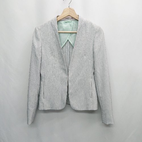 ◇ ⊇ m.f.editorial エムエフエディトリアル 膝丈 スーツ セットアップ 上下 サイズM グレー系 レディース E 【中古】 ◇ ⊇ m.f.editorial エムエフエディトリアル 膝丈 スーツ セットアップ 上下 サイズM グレー系 レディース E 【中古】