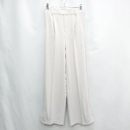 ◇ Θ natural couture ナチュラルクチュール フレア スラックス サイズF グレイベージュ系 レディース E 【中古】 ◇ Θ natural couture ナチュラルクチュール フレア スラックス サイズF グレイベージュ系 レディース E 【中古】