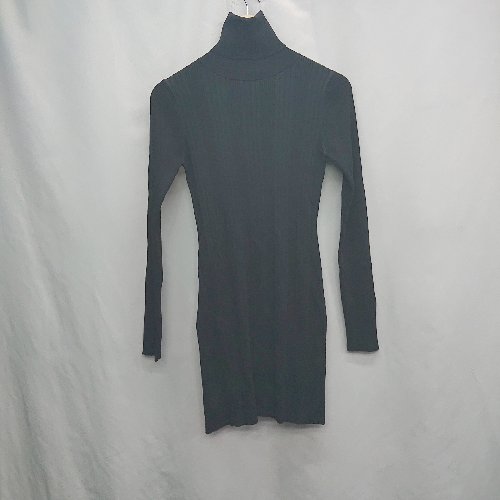 ◇ ⊇ SLY スライ タートルネック 長袖 ミニ丈 ワンピース サイズ1 ブラック レディース E 【中古】