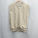 ◇ ⊇ Φ HALEY ヘーリー アウトドア ナイロンベスト サイズM ベージュ系 メンズ E 【中古】