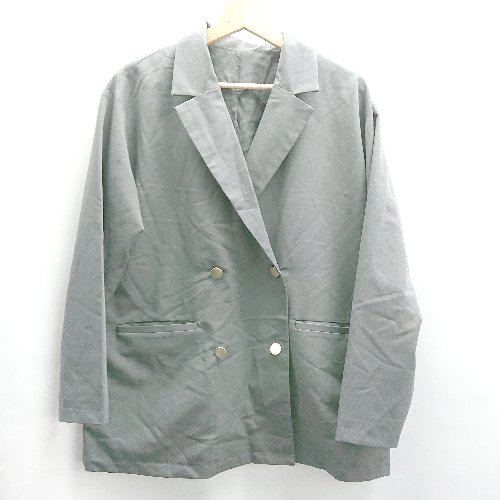 ◇ ◎●未使用● ⊇ fun fashion future 長袖 ジャケット サイズM グレー系 レディース E 【中古】
