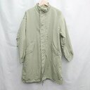 ◇ ⊇ AMERICAN HOLIC アメリカン ホリック 無地 長袖 フィールドコート サイズM ライトグリーン系 レディース E 【中古】