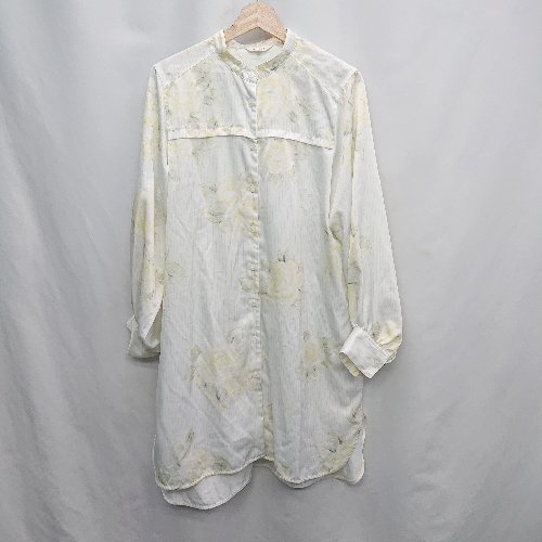 ◇ ⊂ MOUSSY マウジー 柄あり 長袖 膝下丈 ワンピース サイズ2 ライトグリーン系 レディース E 【中古】 ◇ ⊂ MOUSSY マウジー 柄あり 長袖 膝下丈 ワンピース サイズ2 ライトグリーン系 レディース E 【中古】