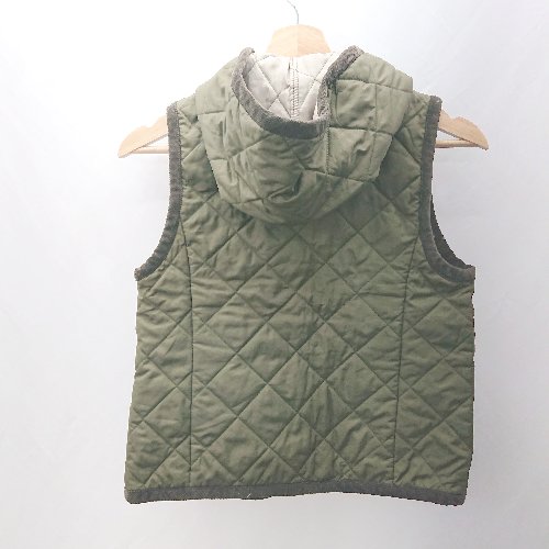 ◇ ⊇ NIMES ニーム INNOCENT 中綿 長袖 ベスト サイズ0 カーキ レディース E 【中古】