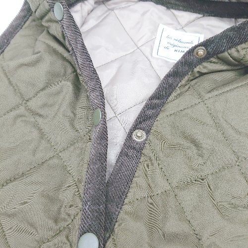 ◇ ⊇ NIMES ニーム INNOCENT 中綿 長袖 ベスト サイズ0 カーキ レディース E 【中古】
