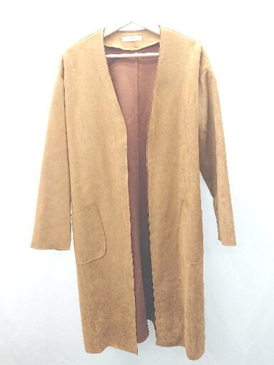 ◇ ⊇ ur's ユアーズ 長袖 コート サイズF キャメル レディース E 【中古】 ◇ ⊇ ur's ユアーズ 長袖 コート サイズF キャメル レディース E 【中古】
