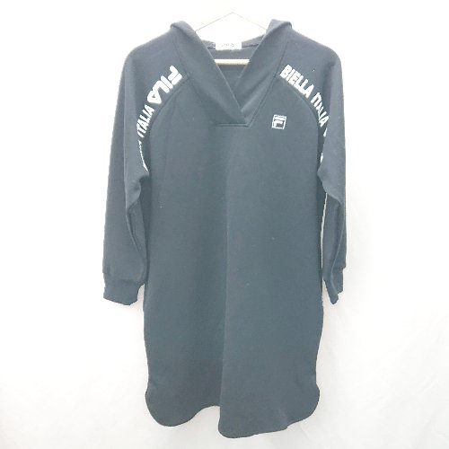 ◇ ⊇ FILA フィラ 長袖 チュニック サイズM ブラック系 レディース E 【中古】 ◇ ⊇ FILA フィラ 長袖 チュニック サイズM ブラック系 レディース E 【中古】