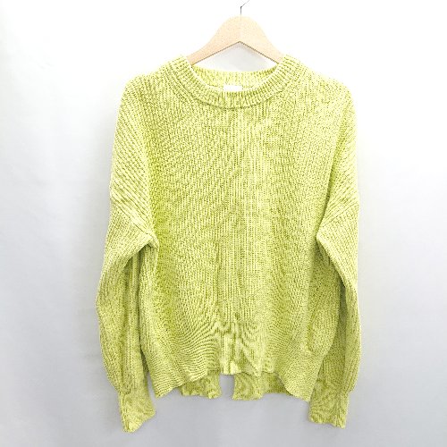 ◇ ⊇ Spick & Span スピック&スパン 長袖 ニット サイズF イエロー レディース E 【中古】