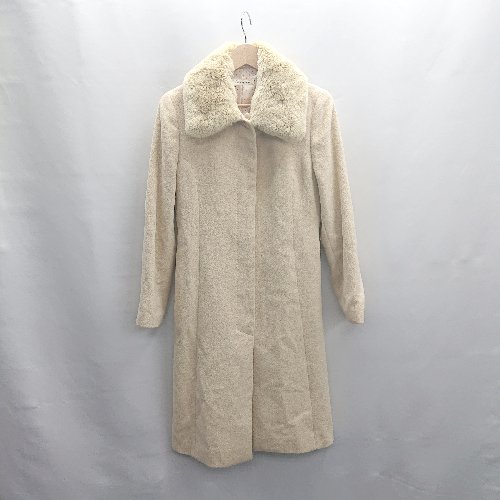 ◇ ⊇ armoirecaprice チンチラ ラビット レッキス リアルファー 長袖 コート サイズ38 ベージュ レディース E 【中古】 ◇ ⊇ armoirecaprice チンチラ ラビット レッキス リアルファー 長袖 コート サイズ38 ベージュ レディース E 【中古】