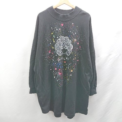 ◇ ⊇ ScoLar スカラー 長袖 チュニック サイズM ブラック レディース E 【中古】 ◇ ⊇ ScoLar スカラー 長袖 チュニック サイズM ブラック レディース E 【中古】