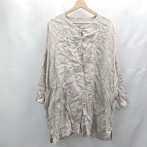 ◇ ⊇ fleurire 長袖 ブラウン サイズM ベージュ レディース E 【中古】