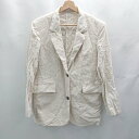 ◇ ⊇ ADAM ET ROPE アダム エ ロペ 長袖 ジャケット サイズF ベージュ レディース E 【中古】(4)