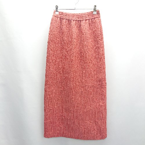 ◇ ⊂ BEAUTY & YOUTH UNITED ARROWS ウエストゴム ロング タイト ナロー スカート サイズS オレンジ系 レディース E 【中古】