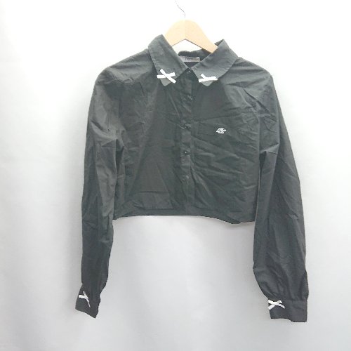◇ ⊂ PHILLY 長袖 ブラウス カットソー サイズF ブラック レディース E 【中古】 ◇ ⊂ PHILLY 長袖 ブラウス カットソー サイズF ブラック レディース E 【中古】