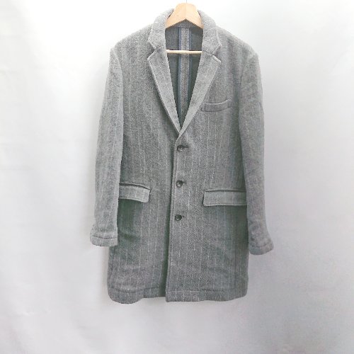 ◇ ⊇ JOURNAL STANDARD relume ストライプ柄 長袖 コート サイズL グレー メンズ E 【中古】 ◇ ⊇ JOURNAL STANDARD relume ストライプ柄 長袖 コート サイズL グレー メンズ E 【中古】