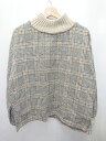 ◇ ⊇ tiptop ティップトップ ハイネック 長袖 プルオーバー サイズF グレー マルチ レディース E 【中古】