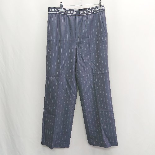 ◇ ⊂ BROCKTON GYMNASIUM Deuxieme Classe別注 ストライプ柄 サイズ38 ネイビー系 レディース E 【中古】
