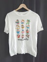 ◇ Θ φ 関西ファッション クレヨンしんちゃん 半袖 Tシャツ カットソー サイズLL ホワイト レディース E 【中古】