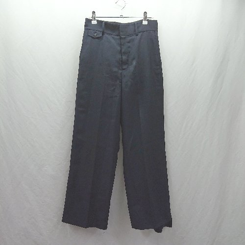 ◇ Θ nano universe ナノ ユニバース ワイドパンツ サイズ38 ネイビー レディース E 【中古】