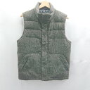◇ ⊇ GAP ギャップ ノースリーブ ダウンベスト サイズXXS ブラック ベージュ系 メンズ E 【中古】(4)