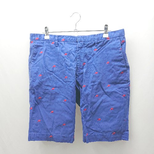◇ ⊂ PS Paul Smith ポールスミス 綿100% ハーフパンツ サイズXL ブルー メンズ E 【中古】
