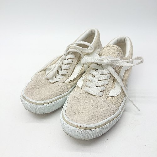 ◇ Θ VANS ヴァンズ スニーカー サイズ23.5 ベージュ系 レディース E 【中古】