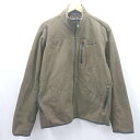 ◇ ⊇ Timberland ティンバーランド 長袖 フリース ジャケット サイズL/G カーキ メンズ E 【中古】