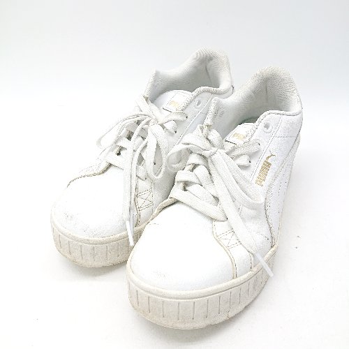 ◇ Θ PUMA プーマ ABCマート別注 ローカット スニーカー サイズ23.5 ホワイト レディース E 【中古】