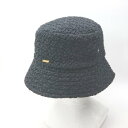 ◇ ⊇ CA4LA カシラ ウール混 バケットハット ブラック サイズ表記なし レディース E 【中古】