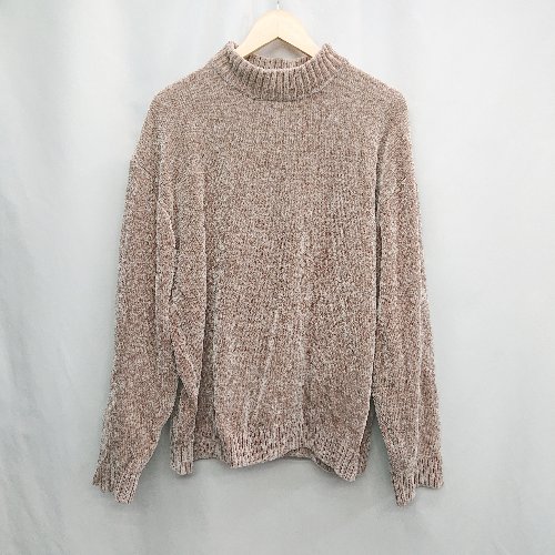 ◇ ⊇ Anchor Smith アンカー スミス 無地 長袖 ニットセーター サイズM ブラウン系 レディース E 【中古】